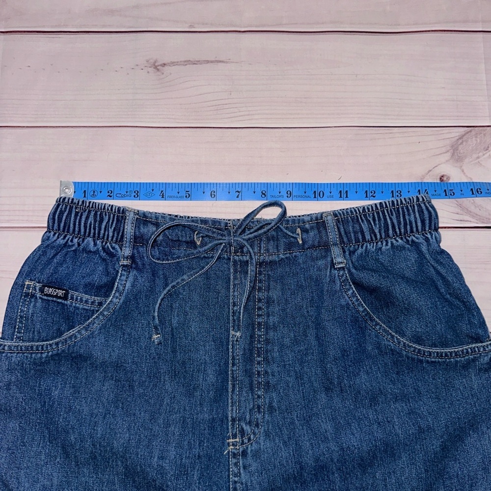 Blue Embroidered Midi Skirt - Picture 8 of 9